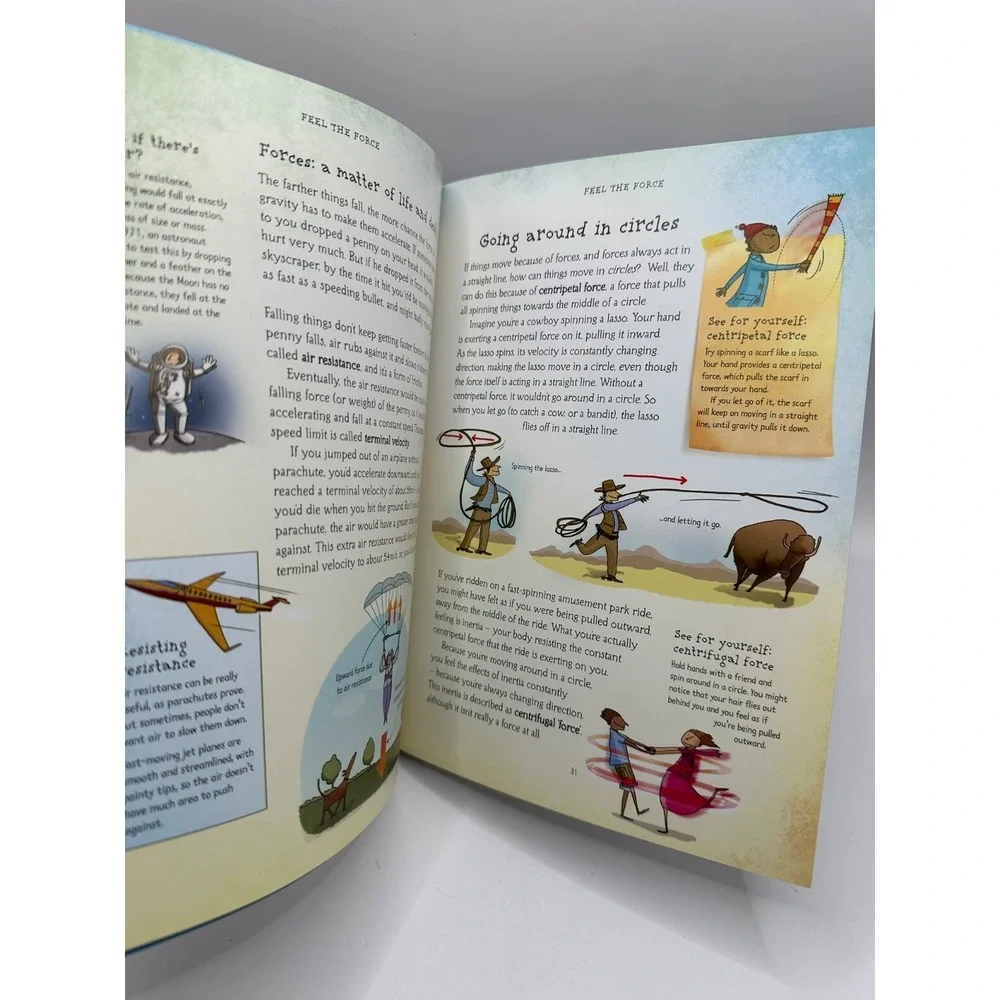 Lot of 6 Usborne Children's Science Books Genes Mysteries Encyclopedia Physics +